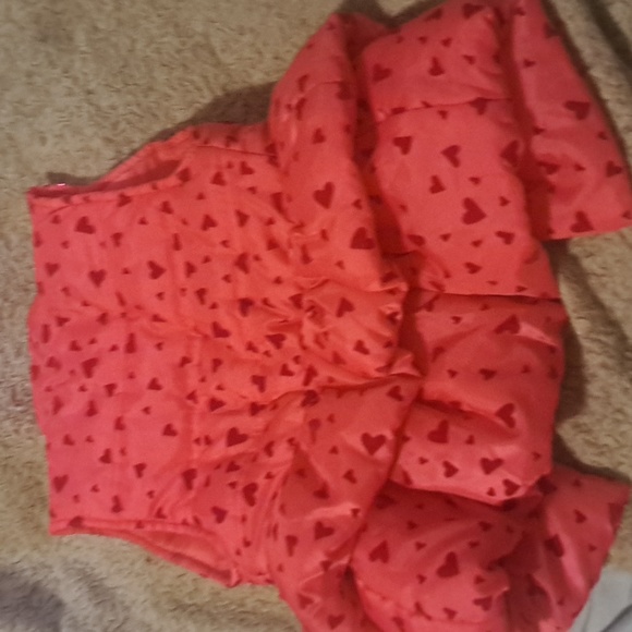 Girls size 5 pink hearts zip up vest NWOT - Picture 4 of 4